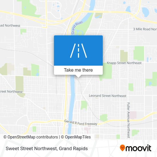 Sweet Street Northwest map