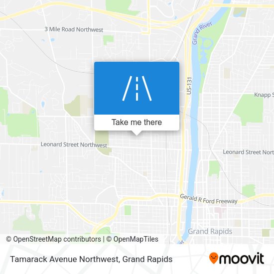 Mapa de Tamarack Avenue Northwest