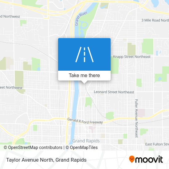 Taylor Avenue North map
