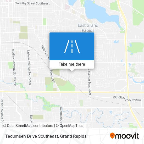 Mapa de Tecumseh Drive Southeast