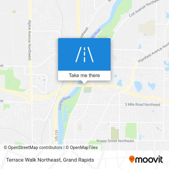 Mapa de Terrace Walk Northeast