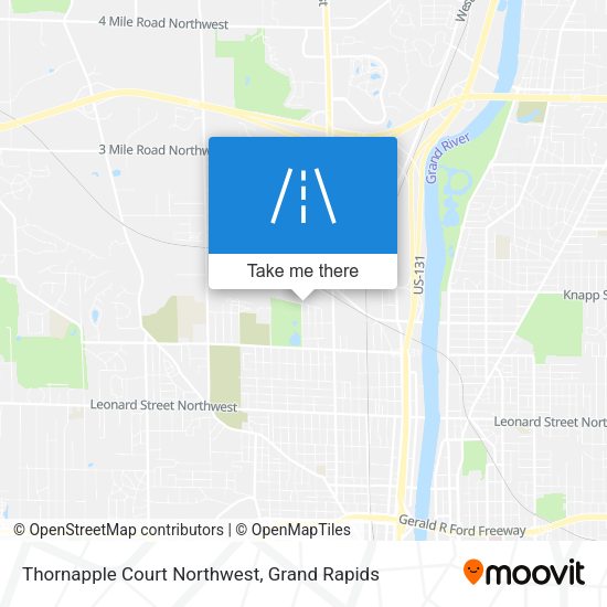 Mapa de Thornapple Court Northwest