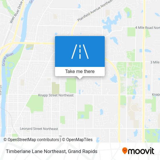 Timberlane Lane Northeast map