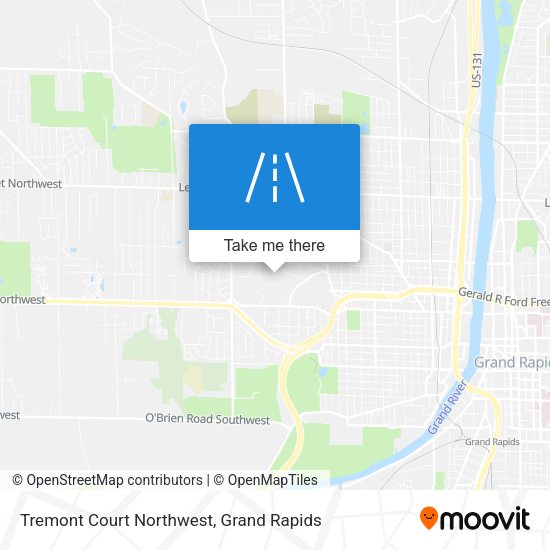 Tremont Court Northwest map