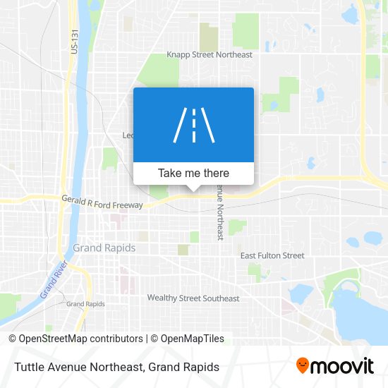 Tuttle Avenue Northeast map