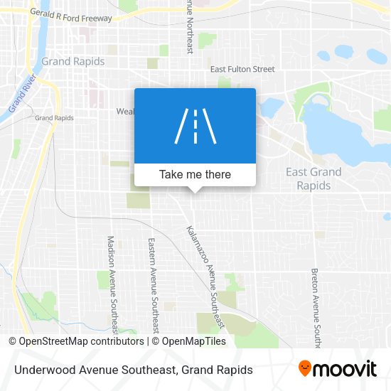 Mapa de Underwood Avenue Southeast