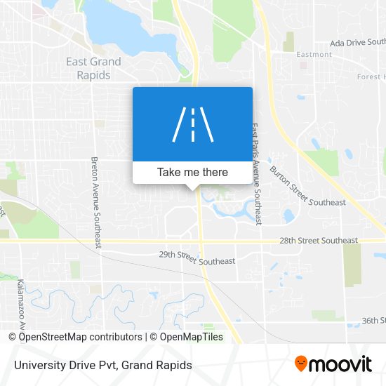 University Drive Pvt map