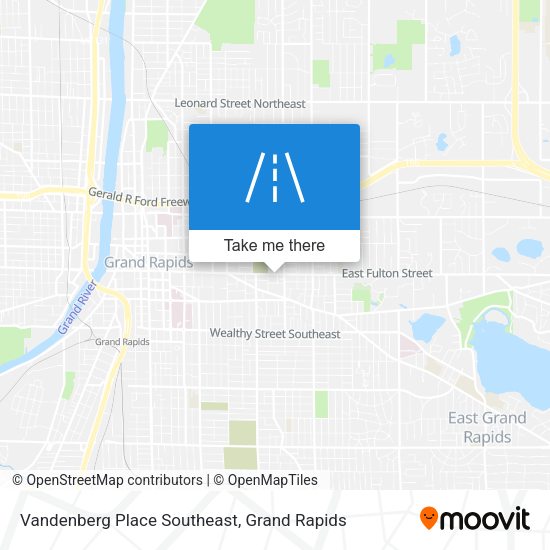 Mapa de Vandenberg Place Southeast