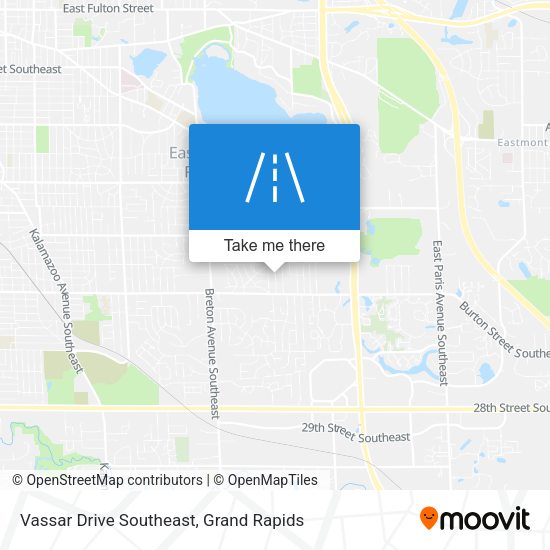 Vassar Drive Southeast map