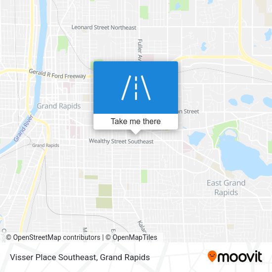 Visser Place Southeast map