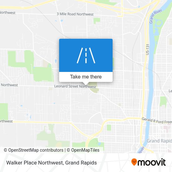 Mapa de Walker Place Northwest