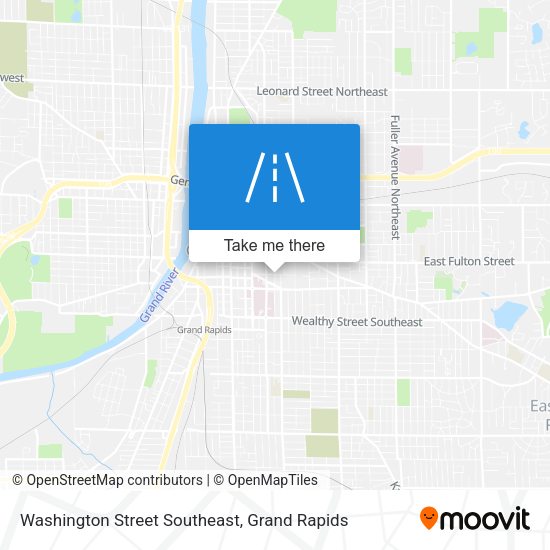 Washington Street Southeast map