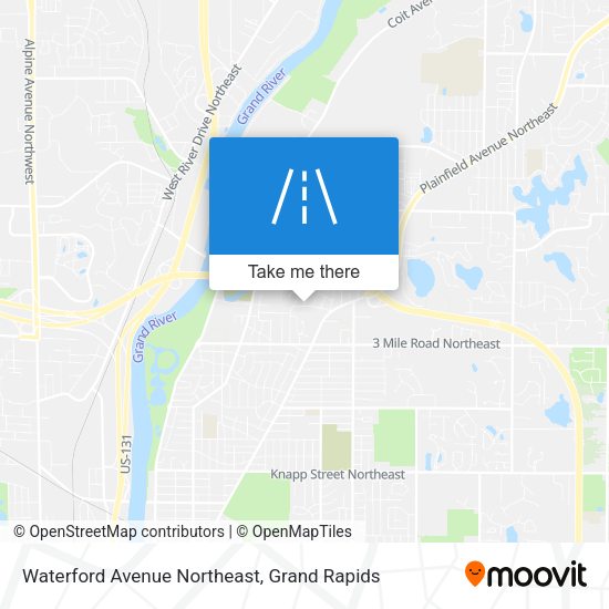 Mapa de Waterford Avenue Northeast
