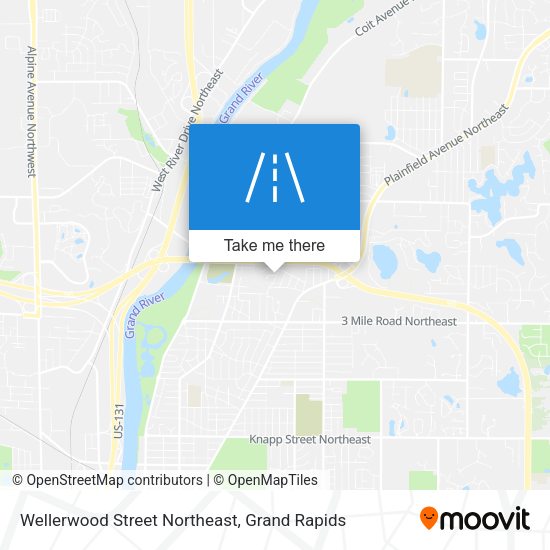 Wellerwood Street Northeast map