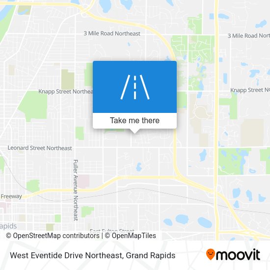 West Eventide Drive Northeast map
