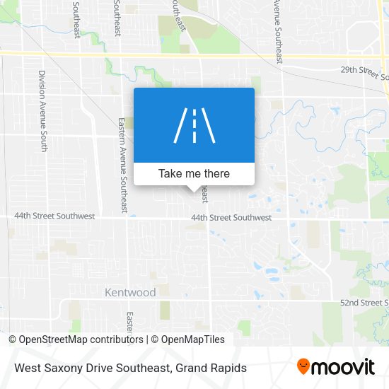 West Saxony Drive Southeast map