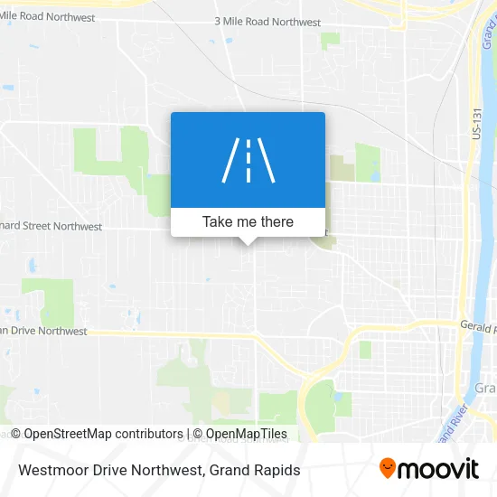 Mapa de Westmoor Drive Northwest