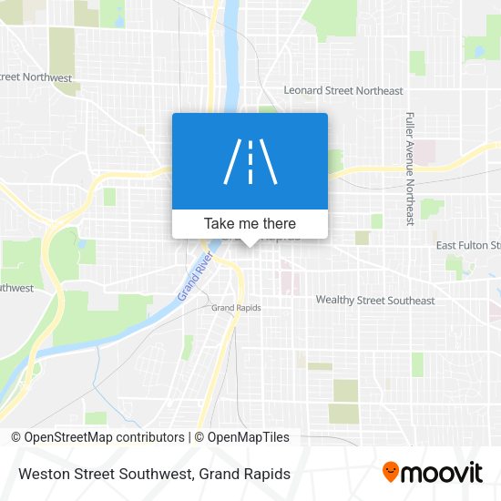 Mapa de Weston Street Southwest