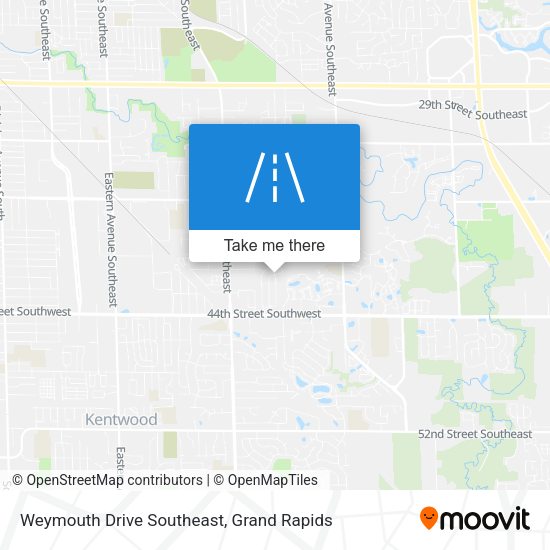 Weymouth Drive Southeast map