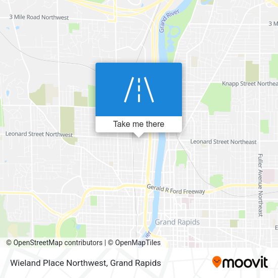 Mapa de Wieland Place Northwest