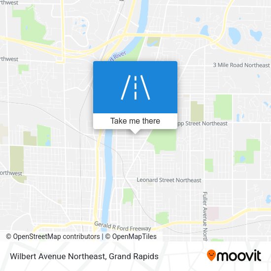 Mapa de Wilbert Avenue Northeast