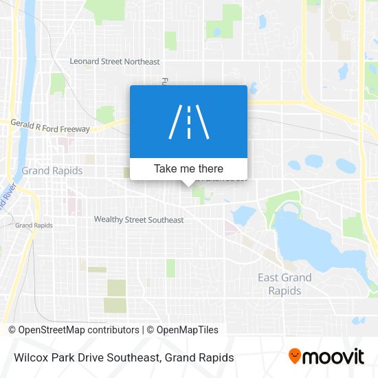 Mapa de Wilcox Park Drive Southeast