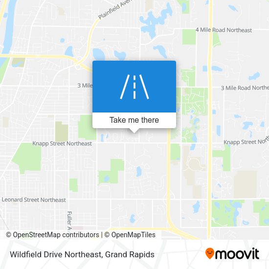 Wildfield Drive Northeast map