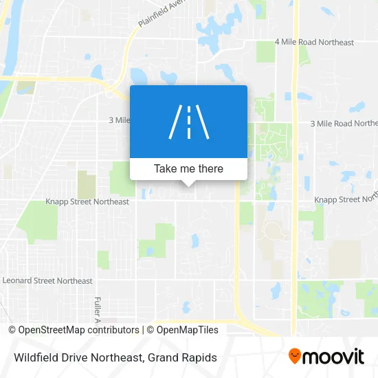 Wildfield Drive Northeast map