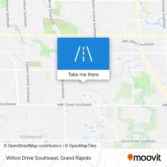 Wilton Drive Southeast map