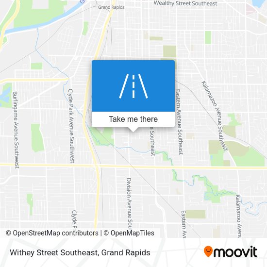 Mapa de Withey Street Southeast