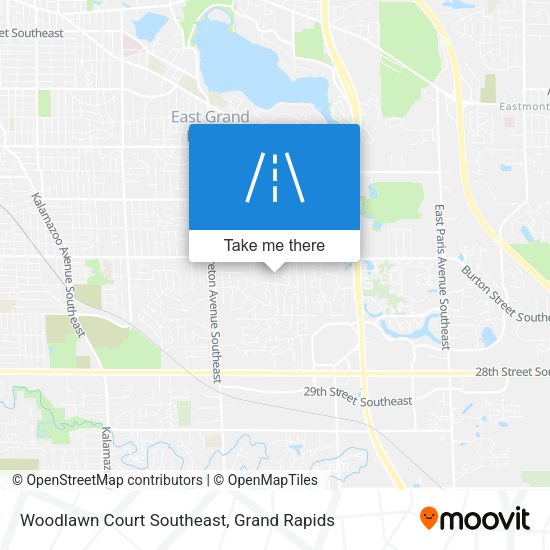 Woodlawn Court Southeast map