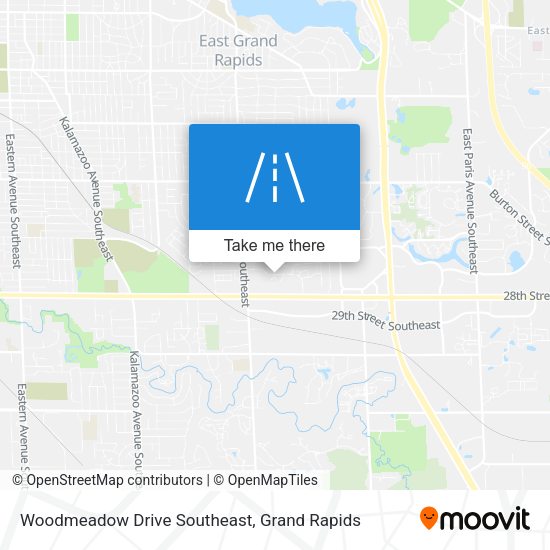 Mapa de Woodmeadow Drive Southeast