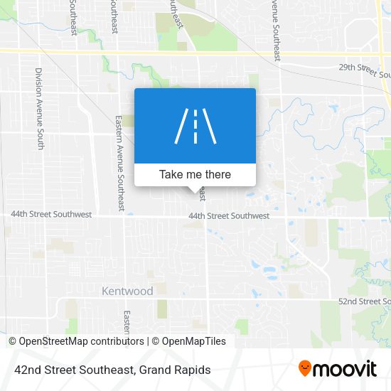Mapa de 42nd Street Southeast
