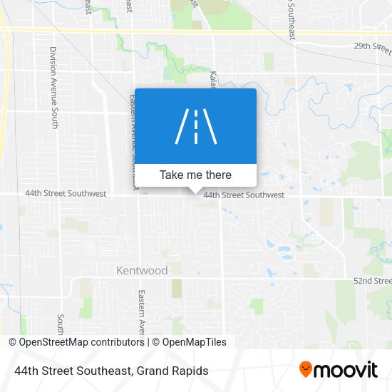 Mapa de 44th Street Southeast