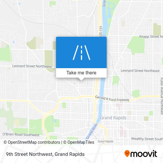 9th Street Northwest map