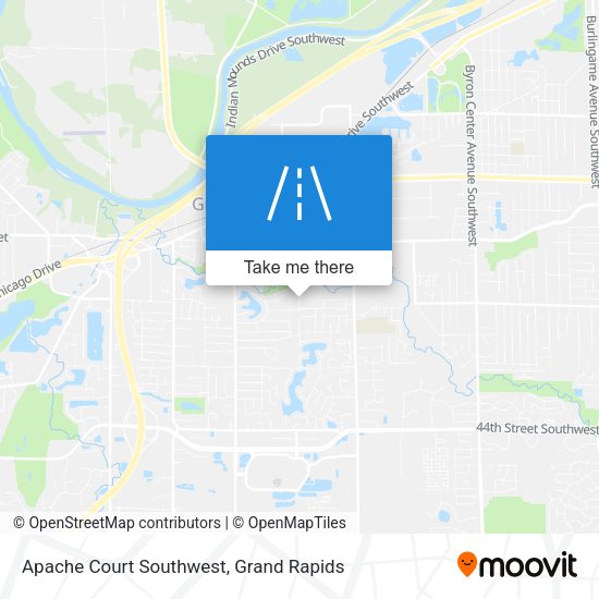 Apache Court Southwest map