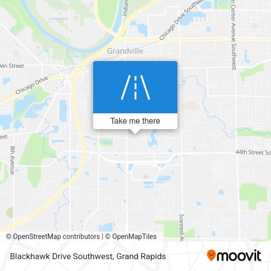Mapa de Blackhawk Drive Southwest