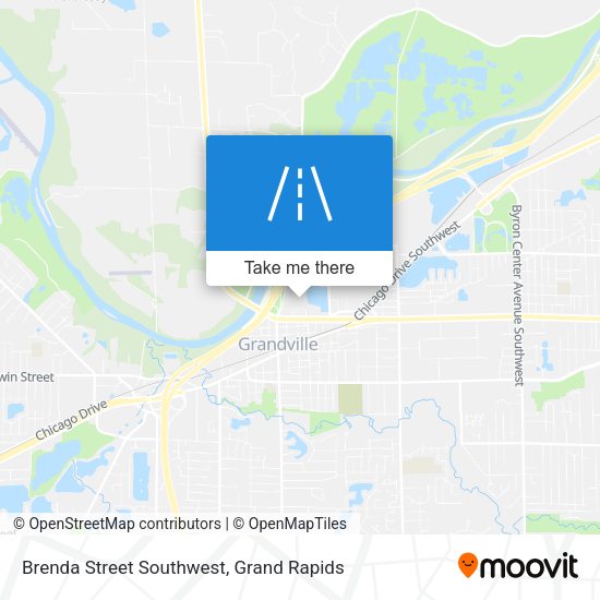 Brenda Street Southwest map