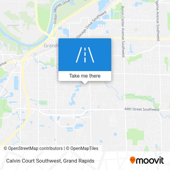 Calvin Court Southwest map