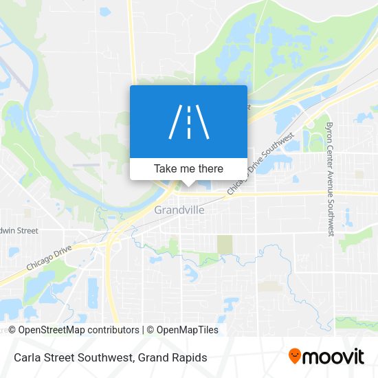 Mapa de Carla Street Southwest