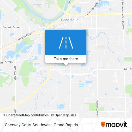Cherway Court Southwest map