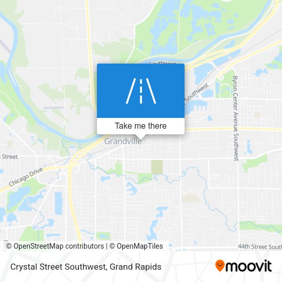 Crystal Street Southwest map