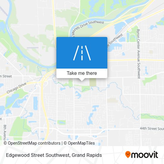 Mapa de Edgewood Street Southwest