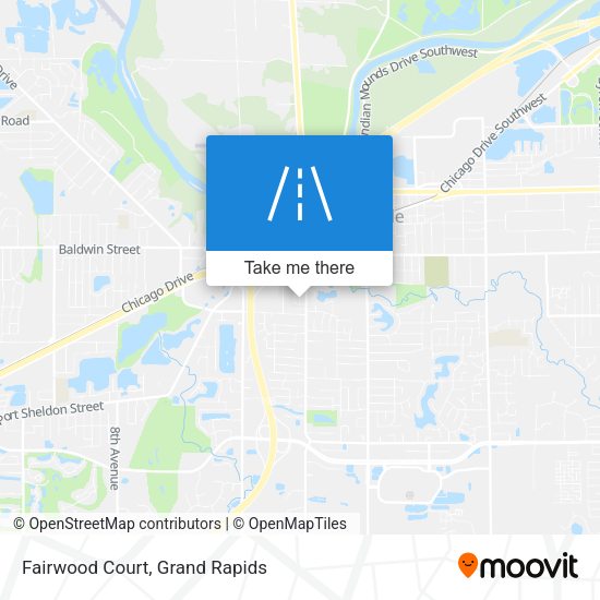 Fairwood Court map
