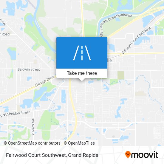 Fairwood Court Southwest map