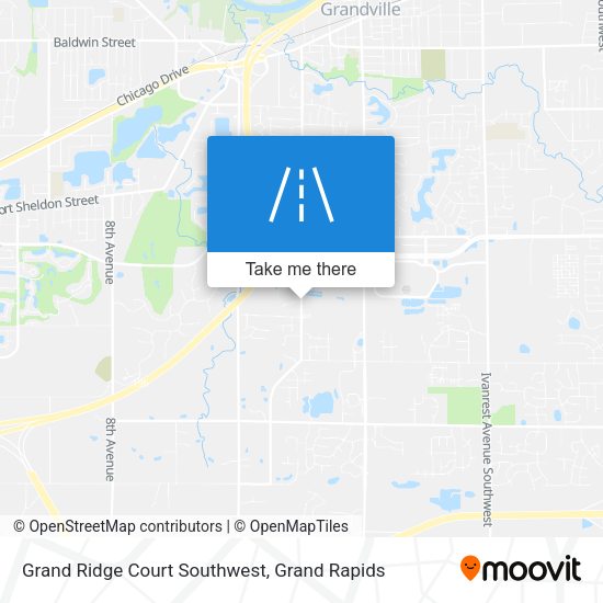 Grand Ridge Court Southwest map