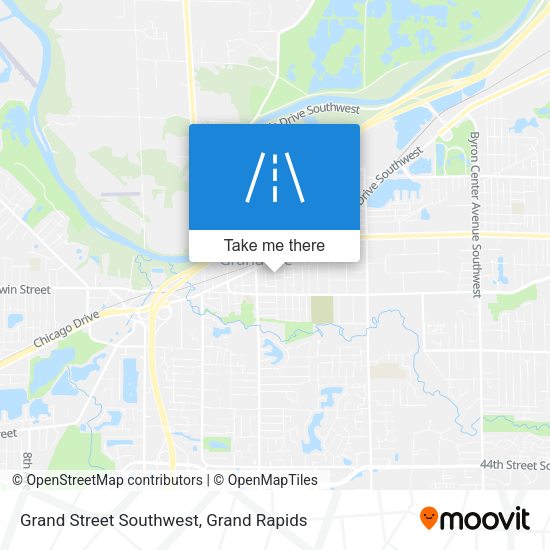 Grand Street Southwest map