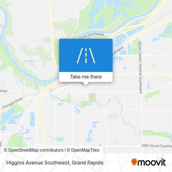 Mapa de Higgins Avenue Southwest