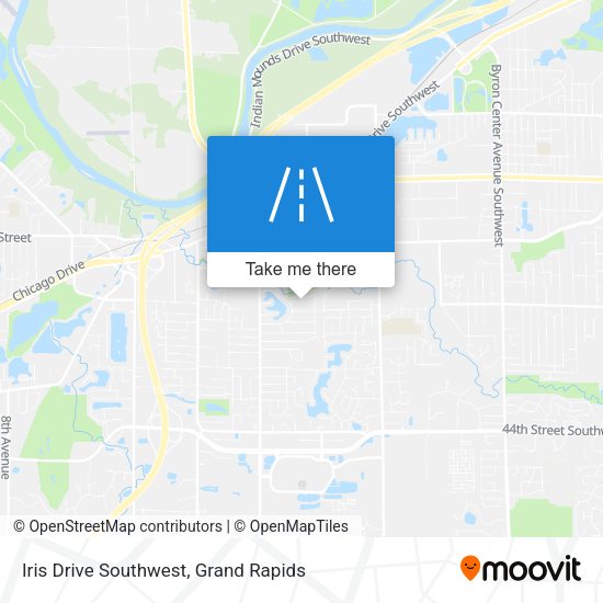 Mapa de Iris Drive Southwest