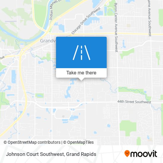 Johnson Court Southwest map